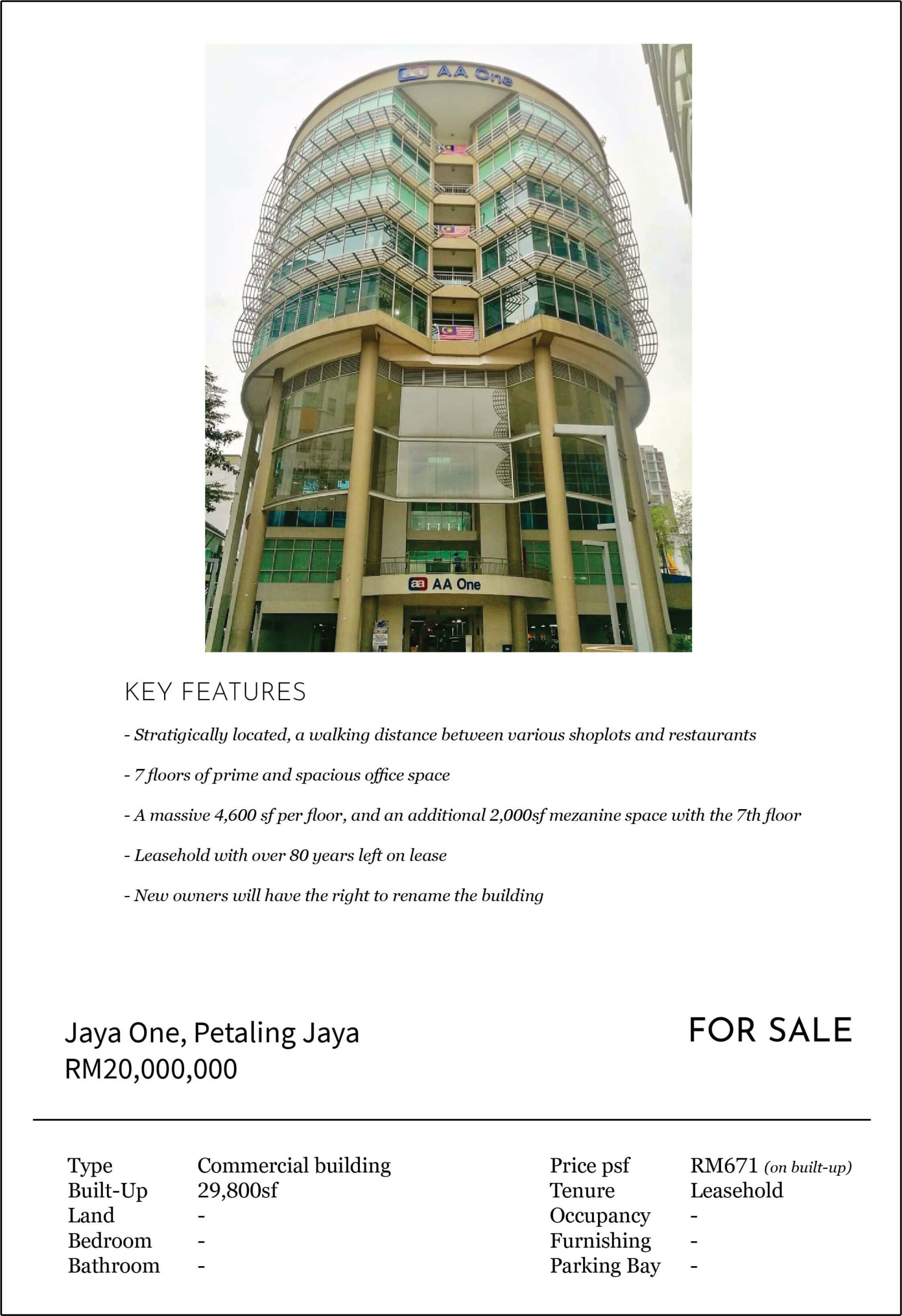 Jaya One, Petaling Jaya